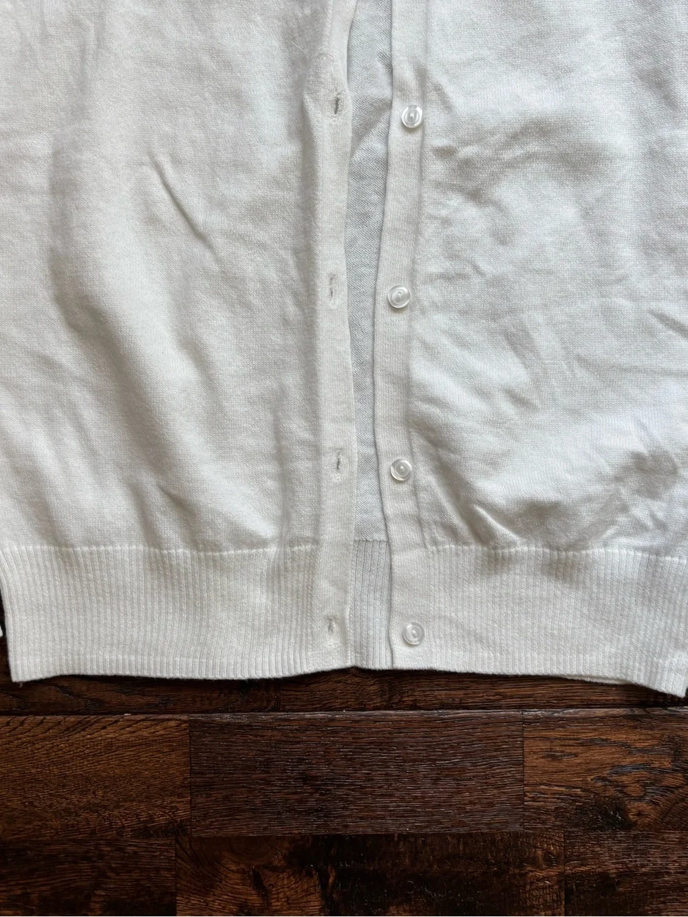 Girls old navy white button up long sleeve cardigan sweater sz XL NWOT